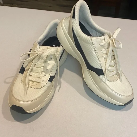 KIZIK PARIS METALLIC HANDS FREE TECHNOLOGY PRISTINE/BLACK LEATHER WOMENS SZ 9 - Picture 14 of 14